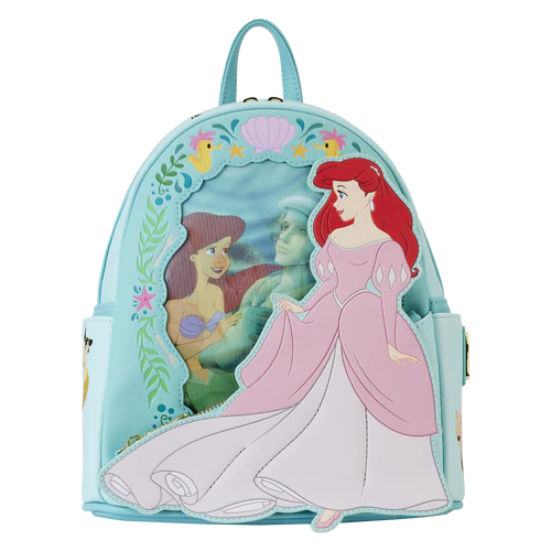 Loungefly Little Mermaid Ariel Princess Lenticular Mini Backpack