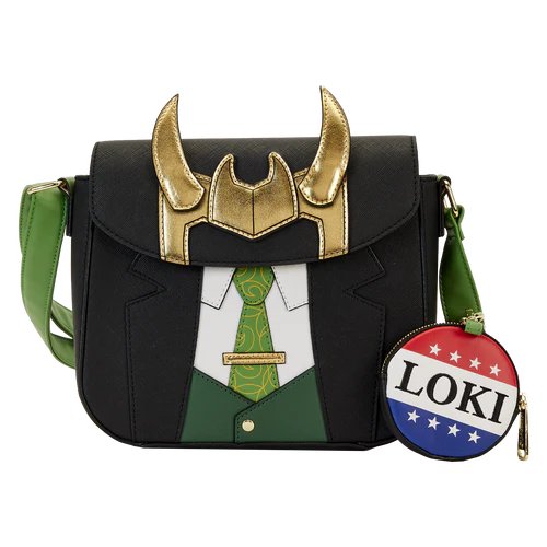 Loungefly Loki for Preseident Cosplay Crossbody Bag