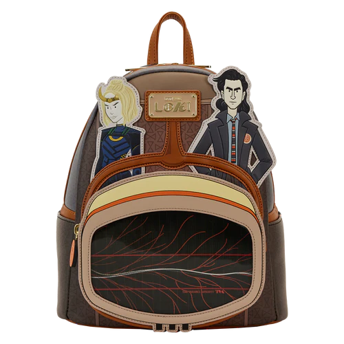 Loungefly Loki TVA Multiverse Lenticular Mini Backpack