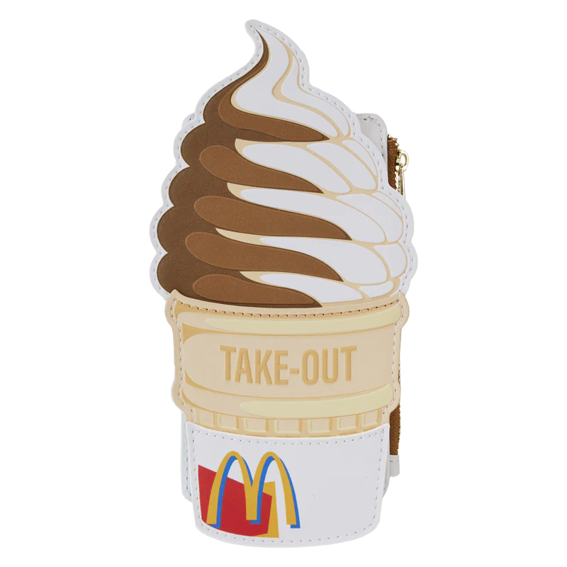 Loungefly McDonald's Soft Serve Ice Cream Cone Card Holder