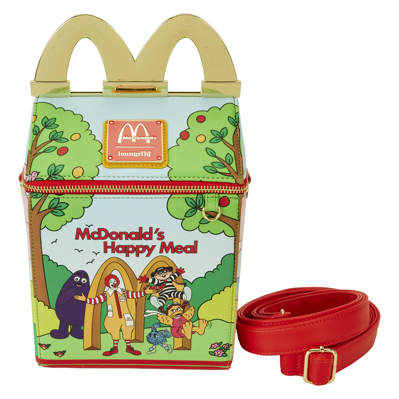 Loungefly McDonald's Vintage Happy Meal Figural Crossbody Bag