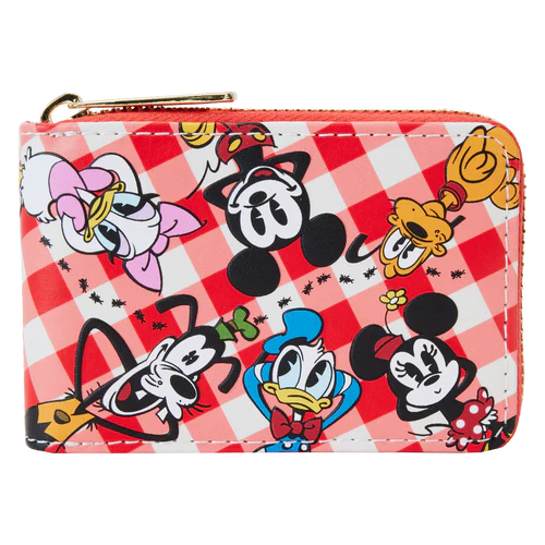 Loungefly Mickey & Friends Picnic Basket Accordion Wallet