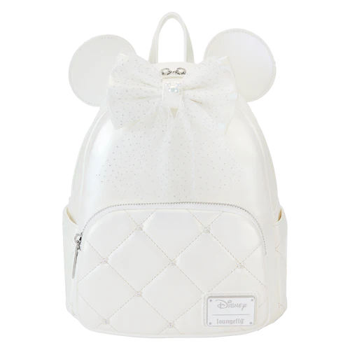 Loungefly Minnie Mouse Iridescent Wedding Mini Backpack