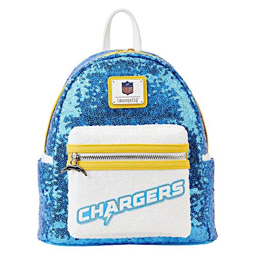 Loungefly NFL Los Angeles Chargers Sequin Mini Backpack