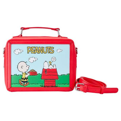 Loungefly Peanuts Charlie Brown Lunchbox Crossbody Bag