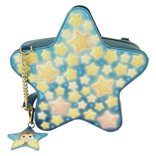 Loungefly Pixar Shorts La Luna Star Shaped Figural Light Up Crossbody Bag