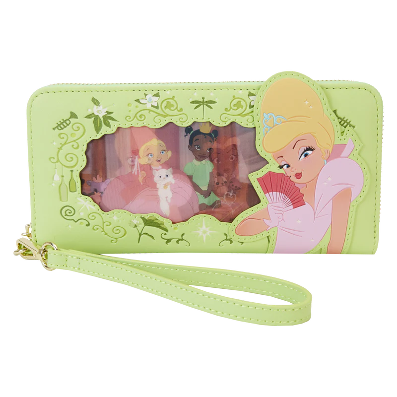 Loungefly Princess And The Frog Lenticular Wristlet Wallet
