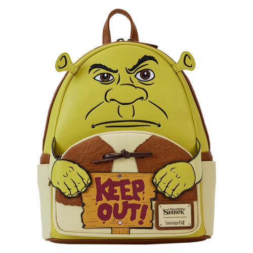 Loungefly Shrek Keep Out Cosplay Mini Backpack