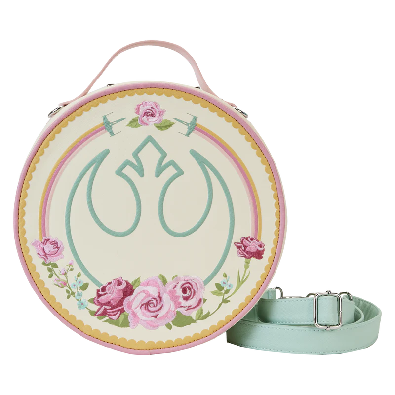 Loungefly Star Wars Rebel Alliance Floral Round Convertible Mini Backpack & Crossbody Bag