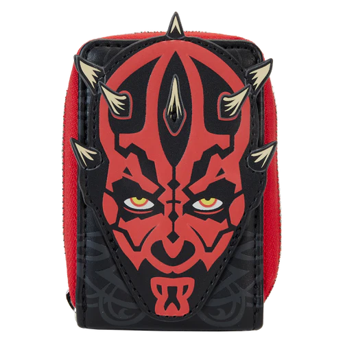 Loungefly Star Wars The Phantom Menace Darth Maul Glow Accordion Wallet