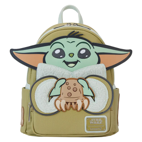 Loungefly The Mandalorian Grogu & Crabbies Cosplay Mini Backpack