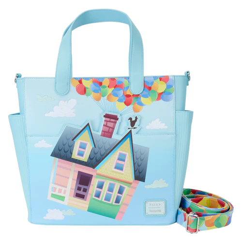 Loungefly Up Balloon House Convertible Backpack & Tote Bag