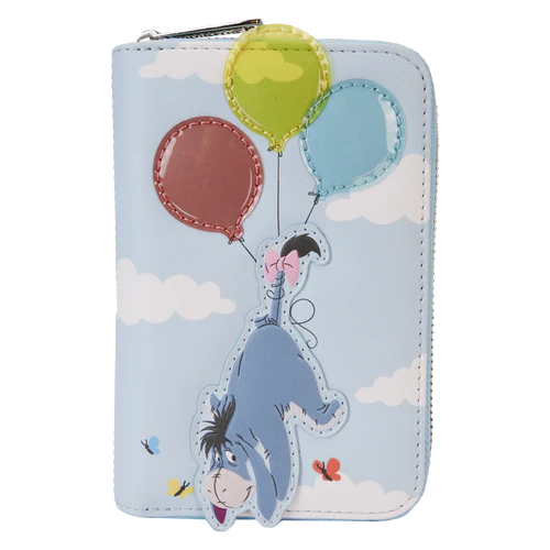 Loungefly Winnie The Pooh & Friends Floating Balloons Zip Around Wallet