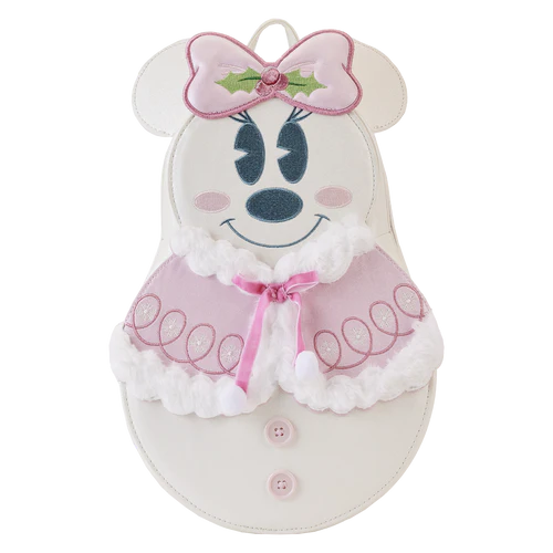 Loungefly Minnie Mouse Pastel Snowman Mini Backpack